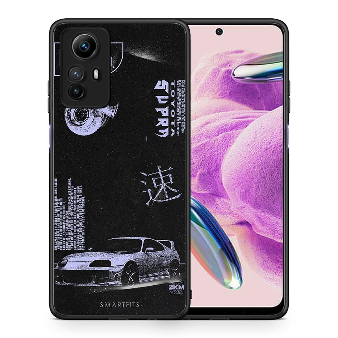 Θήκη Xiaomi Redmi Note 12S / Redmi K60 Pro Tokyo Drift από τη Smartfits με σχέδιο στο πίσω μέρος και μαύρο περίβλημα | Xiaomi Redmi Note 12S / Redmi K60 Pro Tokyo Drift Case with Colorful Back and Black Bezels