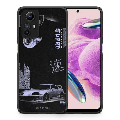 Θήκη Xiaomi Redmi Note 12S / Redmi K60 Pro Tokyo Drift από τη Smartfits με σχέδιο στο πίσω μέρος και μαύρο περίβλημα | Xiaomi Redmi Note 12S / Redmi K60 Pro Tokyo Drift Case with Colorful Back and Black Bezels