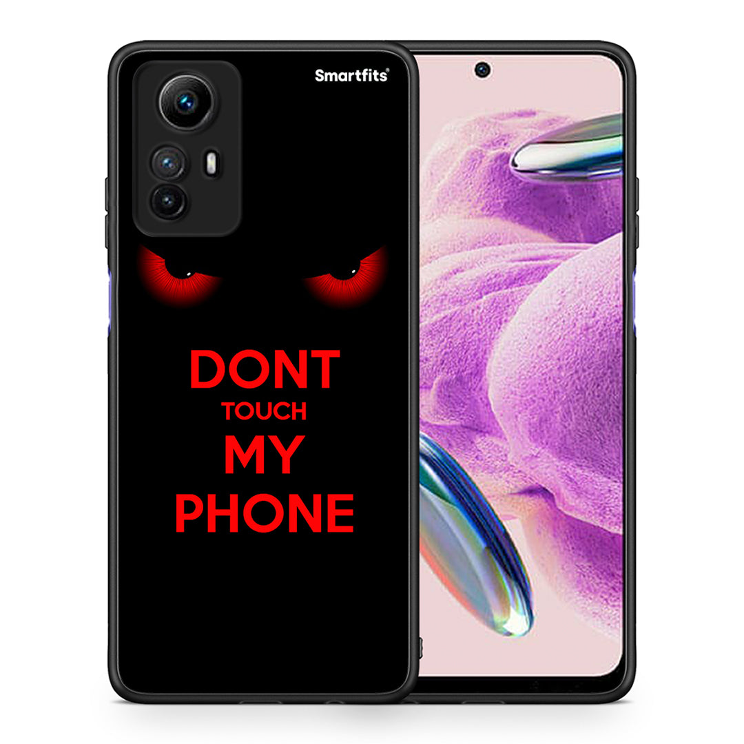 Θήκη Xiaomi Redmi Note 12S Touch My Phone από τη Smartfits με σχέδιο στο πίσω μέρος και μαύρο περίβλημα | Xiaomi Redmi Note 12S Touch My Phone Case with Colorful Back and Black Bezels
