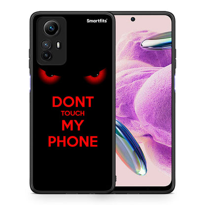 Θήκη Xiaomi Redmi Note 12S Touch My Phone από τη Smartfits με σχέδιο στο πίσω μέρος και μαύρο περίβλημα | Xiaomi Redmi Note 12S Touch My Phone Case with Colorful Back and Black Bezels