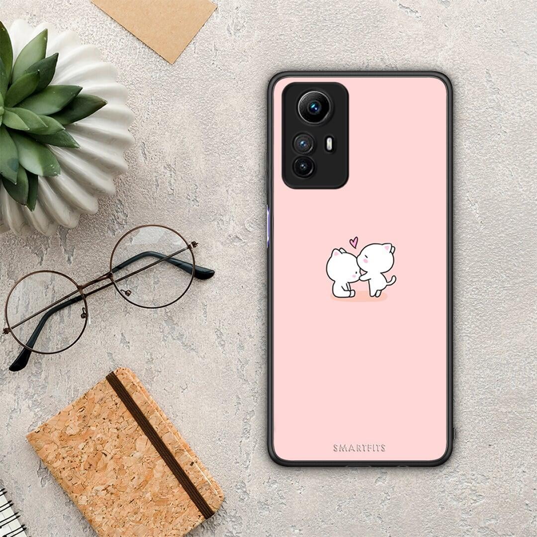 Θήκη Xiaomi Redmi Note 12S / Redmi K60 Pro Valentine Love από τη Smartfits με σχέδιο στο πίσω μέρος και μαύρο περίβλημα | Xiaomi Redmi Note 12S / Redmi K60 Pro Valentine Love Case with Colorful Back and Black Bezels