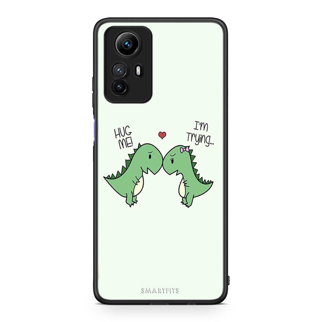 Θήκη Xiaomi Redmi Note 12S / Redmi K60 Pro Valentine Rex από τη Smartfits με σχέδιο στο πίσω μέρος και μαύρο περίβλημα | Xiaomi Redmi Note 12S / Redmi K60 Pro Valentine Rex Case with Colorful Back and Black Bezels