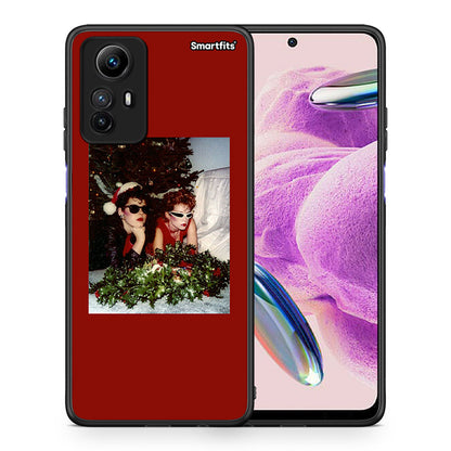 Θήκη Xiaomi Redmi Note 12S / Redmi K60 Pro Waiting For Xmas από τη Smartfits με σχέδιο στο πίσω μέρος και μαύρο περίβλημα | Xiaomi Redmi Note 12S / Redmi K60 Pro Waiting For Xmas Case with Colorful Back and Black Bezels