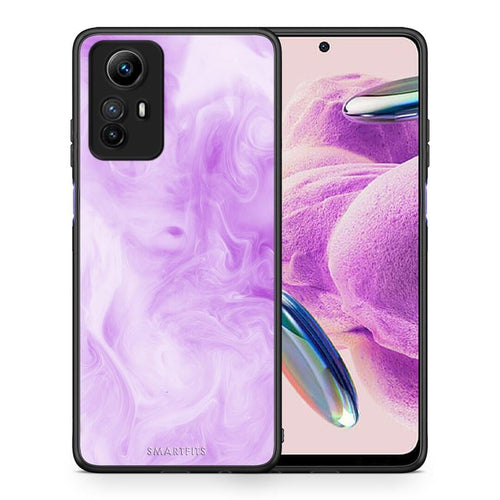 Θήκη Xiaomi Redmi Note 12S / Redmi K60 Pro Watercolor Lavender από τη Smartfits με σχέδιο στο πίσω μέρος και μαύρο περίβλημα | Xiaomi Redmi Note 12S / Redmi K60 Pro Watercolor Lavender Case with Colorful Back and Black Bezels