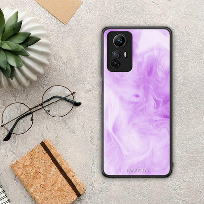 Θήκη Xiaomi Redmi Note 12S / Redmi K60 Pro Watercolor Lavender από τη Smartfits με σχέδιο στο πίσω μέρος και μαύρο περίβλημα | Xiaomi Redmi Note 12S / Redmi K60 Pro Watercolor Lavender Case with Colorful Back and Black Bezels