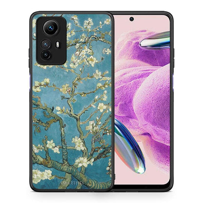 Θήκη Xiaomi Redmi Note 12S / Redmi K60 Pro White Blossoms από τη Smartfits με σχέδιο στο πίσω μέρος και μαύρο περίβλημα | Xiaomi Redmi Note 12S / Redmi K60 Pro White Blossoms Case with Colorful Back and Black Bezels