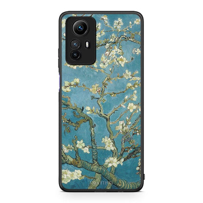 Θήκη Xiaomi Redmi Note 12S / Redmi K60 Pro White Blossoms από τη Smartfits με σχέδιο στο πίσω μέρος και μαύρο περίβλημα | Xiaomi Redmi Note 12S / Redmi K60 Pro White Blossoms Case with Colorful Back and Black Bezels
