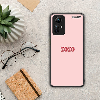 Θήκη Xiaomi Redmi Note 12S / Redmi K60 Pro XOXO Love από τη Smartfits με σχέδιο στο πίσω μέρος και μαύρο περίβλημα | Xiaomi Redmi Note 12S / Redmi K60 Pro XOXO Love Case with Colorful Back and Black Bezels