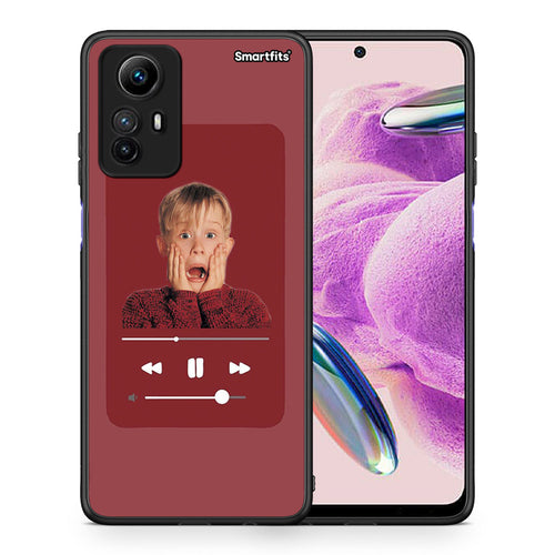 Θήκη Xiaomi Redmi Note 12S / Redmi K60 Pro Xmas Alone Music από τη Smartfits με σχέδιο στο πίσω μέρος και μαύρο περίβλημα | Xiaomi Redmi Note 12S / Redmi K60 Pro Xmas Alone Music Case with Colorful Back and Black Bezels