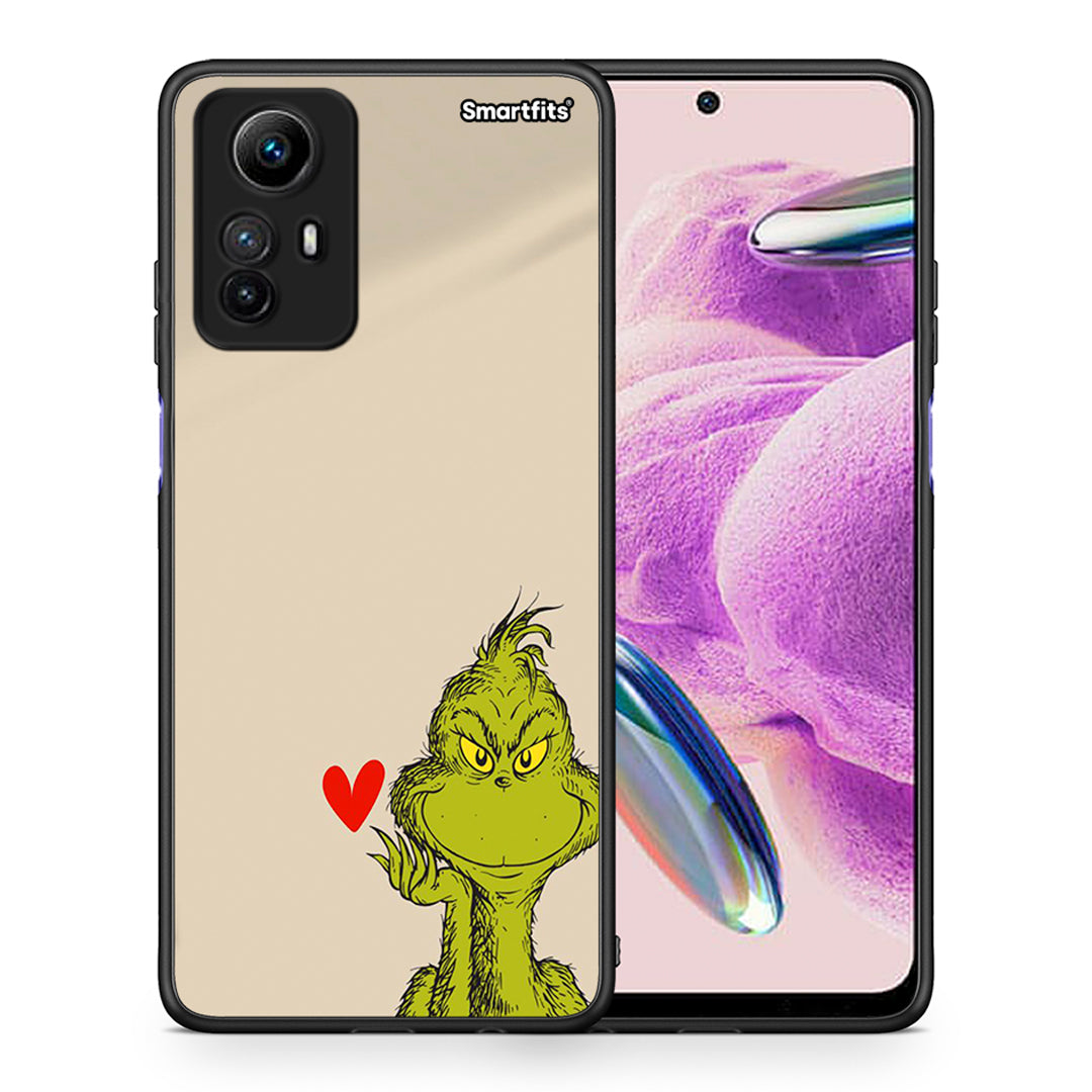 Θήκη Xiaomi Redmi Note 12S / Redmi K60 Pro Xmas Grinch από τη Smartfits με σχέδιο στο πίσω μέρος και μαύρο περίβλημα | Xiaomi Redmi Note 12S / Redmi K60 Pro Xmas Grinch Case with Colorful Back and Black Bezels