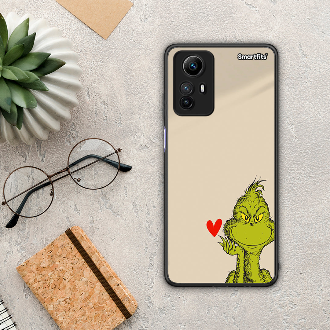 Θήκη Xiaomi Redmi Note 12S / Redmi K60 Pro Xmas Grinch από τη Smartfits με σχέδιο στο πίσω μέρος και μαύρο περίβλημα | Xiaomi Redmi Note 12S / Redmi K60 Pro Xmas Grinch Case with Colorful Back and Black Bezels