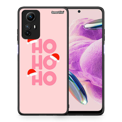 Θήκη Xiaomi Redmi Note 12S / Redmi K60 Pro Xmas Ho Ho Ho από τη Smartfits με σχέδιο στο πίσω μέρος και μαύρο περίβλημα | Xiaomi Redmi Note 12S / Redmi K60 Pro Xmas Ho Ho Ho Case with Colorful Back and Black Bezels