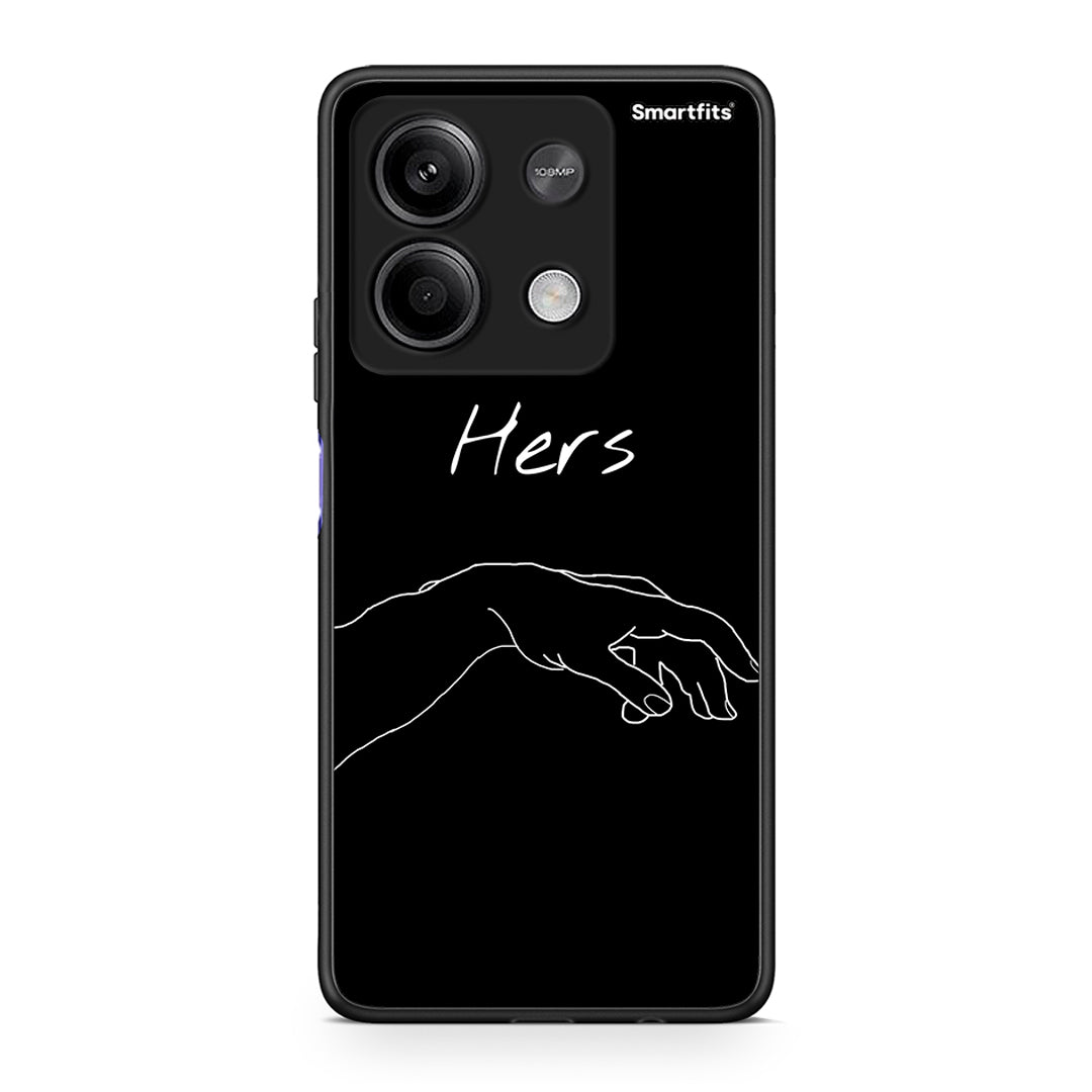 Xiaomi Redmi Note 13 5G Aeshetic Love 1 Θήκη Αγίου Βαλεντίνου από τη Smartfits με σχέδιο στο πίσω μέρος και μαύρο περίβλημα | Smartphone case with colorful back and black bezels by Smartfits