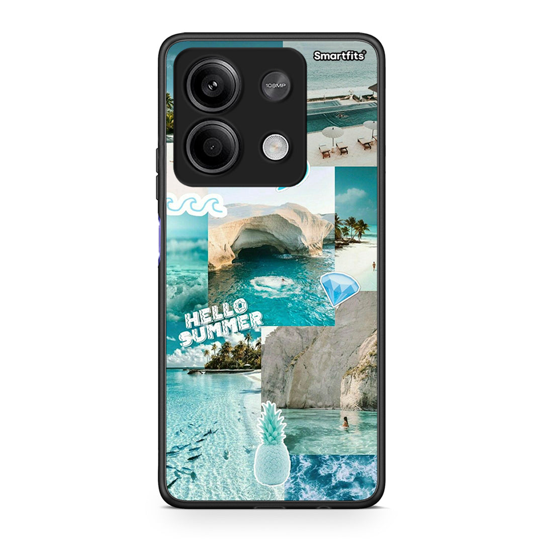 Xiaomi Redmi Note 13 5G Aesthetic Summer Θήκη από τη Smartfits με σχέδιο στο πίσω μέρος και μαύρο περίβλημα | Smartphone case with colorful back and black bezels by Smartfits