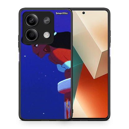Θήκη Xiaomi Redmi Note 13 5G Alladin And Jasmine Love 2 από τη Smartfits με σχέδιο στο πίσω μέρος και μαύρο περίβλημα | Xiaomi Redmi Note 13 5G Alladin And Jasmine Love 2 case with colorful back and black bezels