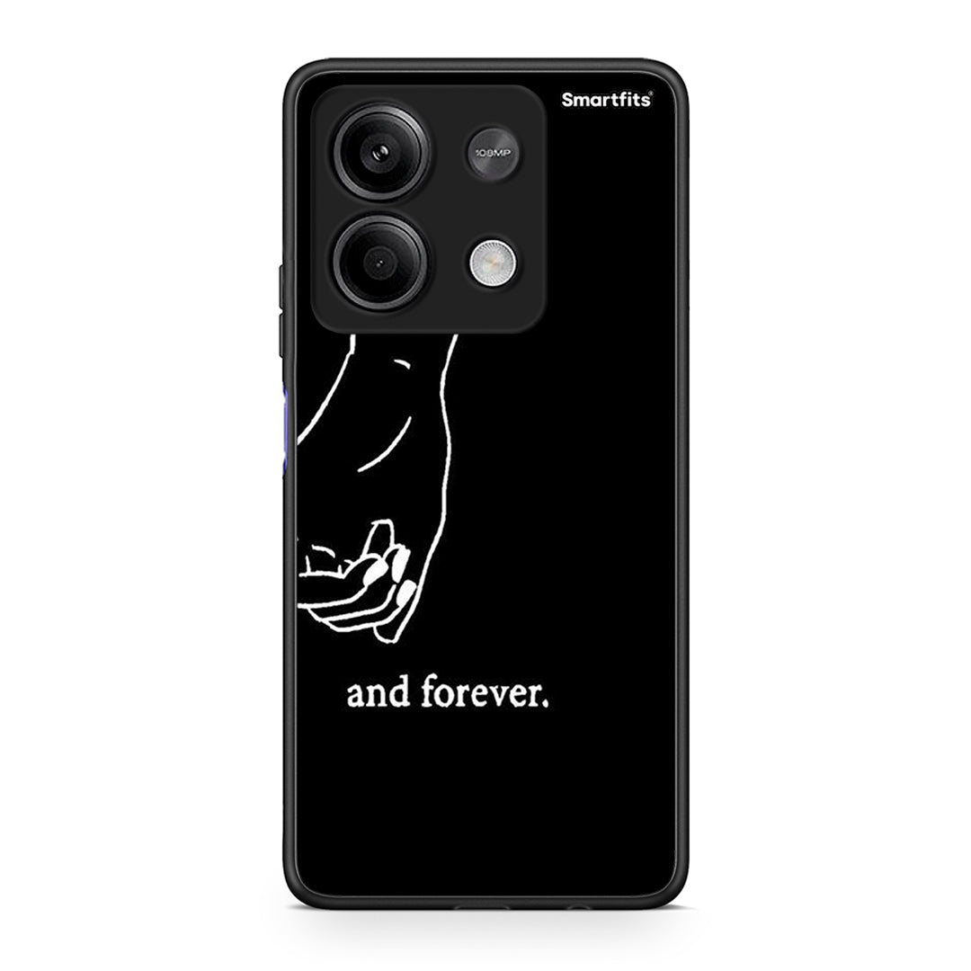 Xiaomi Redmi Note 13 5G Always & Forever 2 Θήκη Αγίου Βαλεντίνου από τη Smartfits με σχέδιο στο πίσω μέρος και μαύρο περίβλημα | Smartphone case with colorful back and black bezels by Smartfits