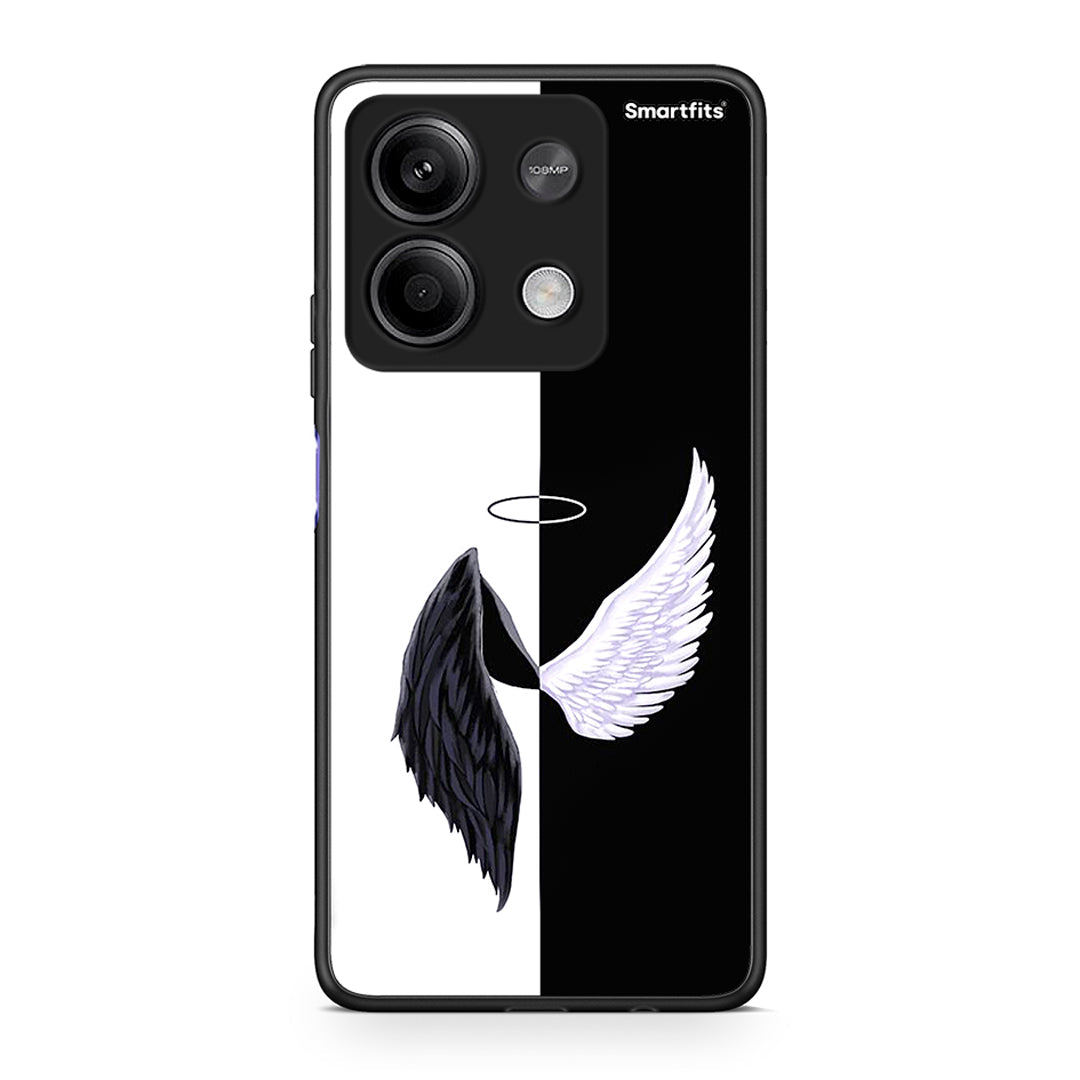 Xiaomi Redmi Note 13 5G Angels Demons θήκη από τη Smartfits με σχέδιο στο πίσω μέρος και μαύρο περίβλημα | Smartphone case with colorful back and black bezels by Smartfits