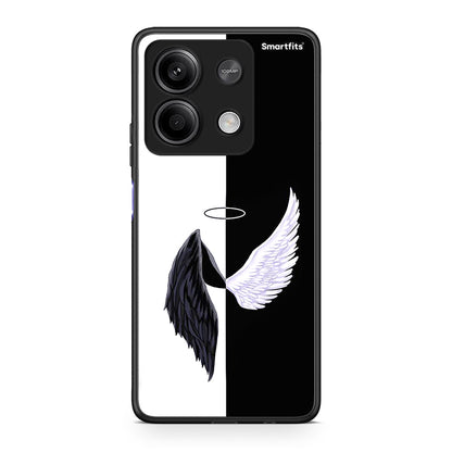 Xiaomi Redmi Note 13 5G Angels Demons θήκη από τη Smartfits με σχέδιο στο πίσω μέρος και μαύρο περίβλημα | Smartphone case with colorful back and black bezels by Smartfits