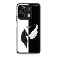Thumbnail for Xiaomi Redmi Note 13 5G Angels Demons θήκη από τη Smartfits με σχέδιο στο πίσω μέρος και μαύρο περίβλημα | Smartphone case with colorful back and black bezels by Smartfits