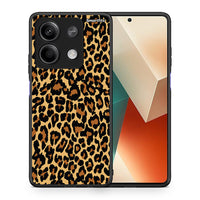 Thumbnail for Θήκη Xiaomi Redmi Note 13 5G Leopard Animal από τη Smartfits με σχέδιο στο πίσω μέρος και μαύρο περίβλημα | Xiaomi Redmi Note 13 5G Leopard Animal case with colorful back and black bezels