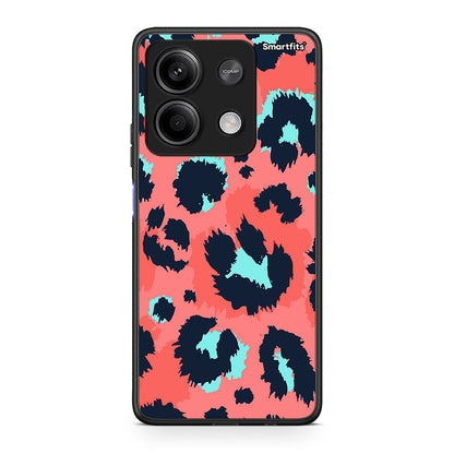 22 - Xiaomi Redmi Note 13 5G Pink Leopard Animal case, cover, bumper