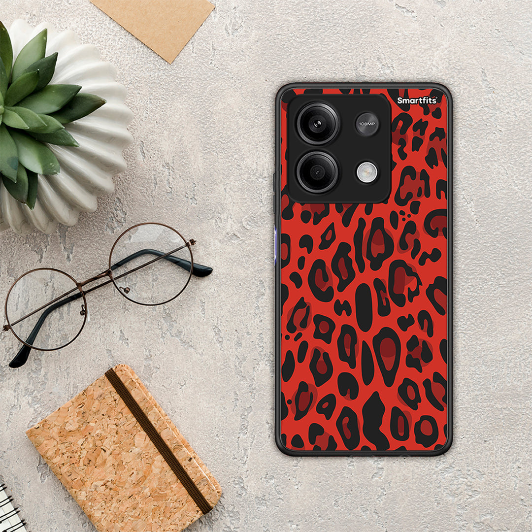 Animal Red Leopard - Xiaomi Redmi Note 13 5G θήκη