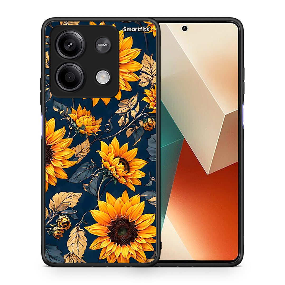 Autumn Sunflowers - Xiaomi Redmi Note 13 5G θήκη