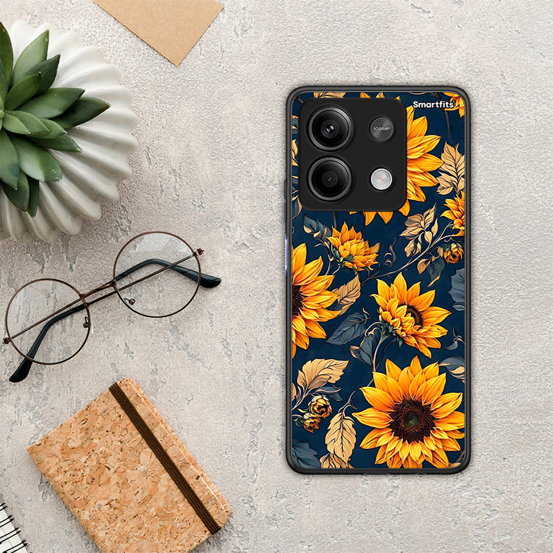 Autumn Sunflowers - Xiaomi Redmi Note 13 5G θήκη