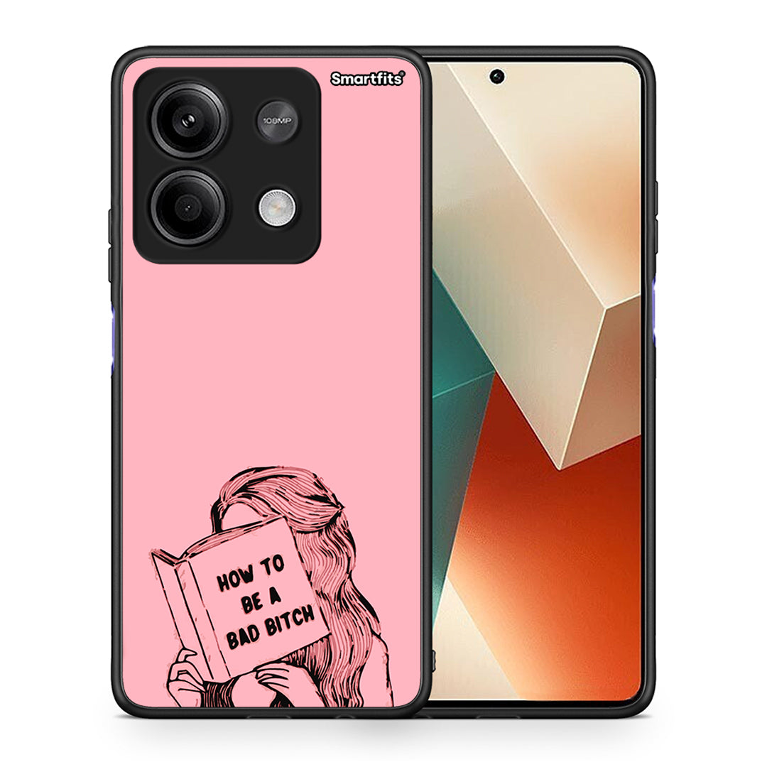 Θήκη Xiaomi Redmi Note 13 5G Bad Bitch από τη Smartfits με σχέδιο στο πίσω μέρος και μαύρο περίβλημα | Xiaomi Redmi Note 13 5G Bad Bitch case with colorful back and black bezels