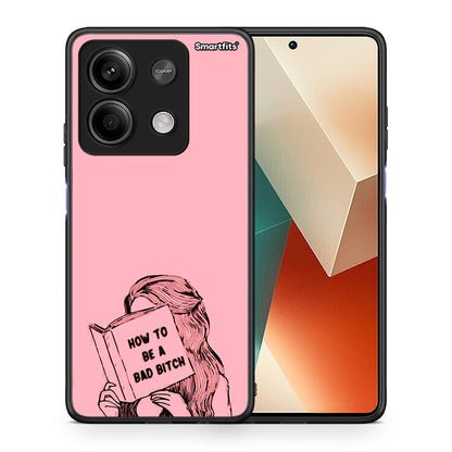 Θήκη Xiaomi Redmi Note 13 5G Bad Bitch από τη Smartfits με σχέδιο στο πίσω μέρος και μαύρο περίβλημα | Xiaomi Redmi Note 13 5G Bad Bitch case with colorful back and black bezels