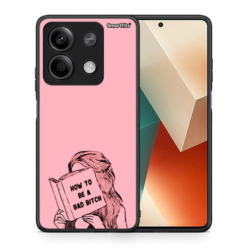 Θήκη Xiaomi Redmi Note 13 5G Bad Bitch από τη Smartfits με σχέδιο στο πίσω μέρος και μαύρο περίβλημα | Xiaomi Redmi Note 13 5G Bad Bitch case with colorful back and black bezels
