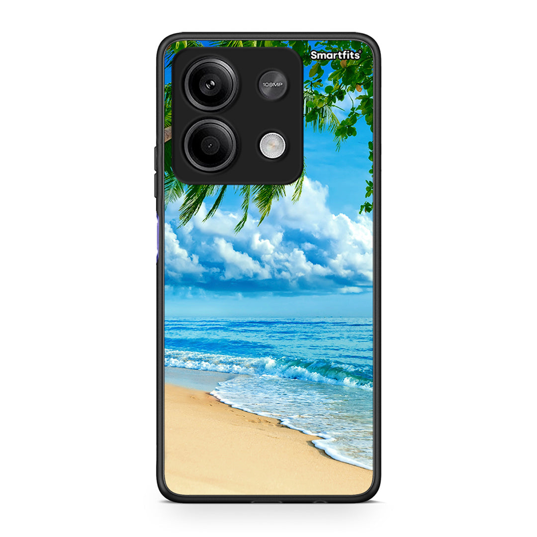 Xiaomi Redmi Note 13 5G Beautiful Beach θήκη από τη Smartfits με σχέδιο στο πίσω μέρος και μαύρο περίβλημα | Smartphone case with colorful back and black bezels by Smartfits