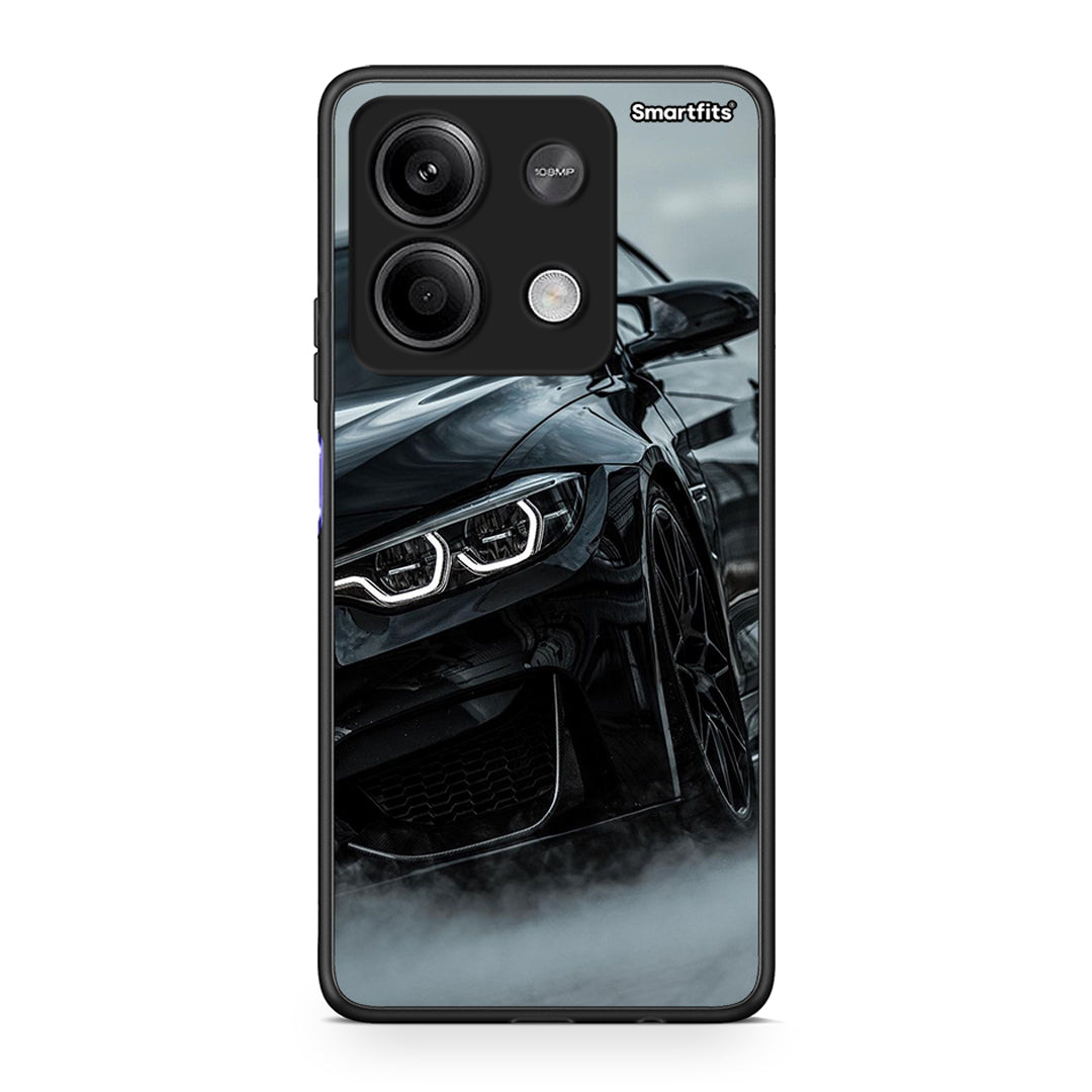 Xiaomi Redmi Note 13 5G Black BMW θήκη από τη Smartfits με σχέδιο στο πίσω μέρος και μαύρο περίβλημα | Smartphone case with colorful back and black bezels by Smartfits