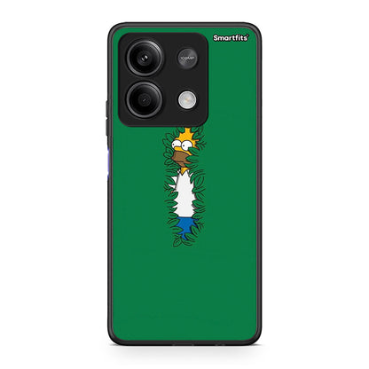 Xiaomi Redmi Note 13 5G Bush Man Θήκη Αγίου Βαλεντίνου από τη Smartfits με σχέδιο στο πίσω μέρος και μαύρο περίβλημα | Smartphone case with colorful back and black bezels by Smartfits