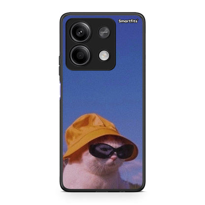 Xiaomi Redmi Note 13 5G Cat Diva θήκη από τη Smartfits με σχέδιο στο πίσω μέρος και μαύρο περίβλημα | Smartphone case with colorful back and black bezels by Smartfits