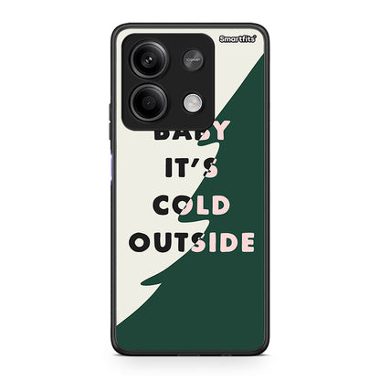 Xiaomi Redmi Note 13 5G Cold Outside θήκη από τη Smartfits με σχέδιο στο πίσω μέρος και μαύρο περίβλημα | Smartphone case with colorful back and black bezels by Smartfits