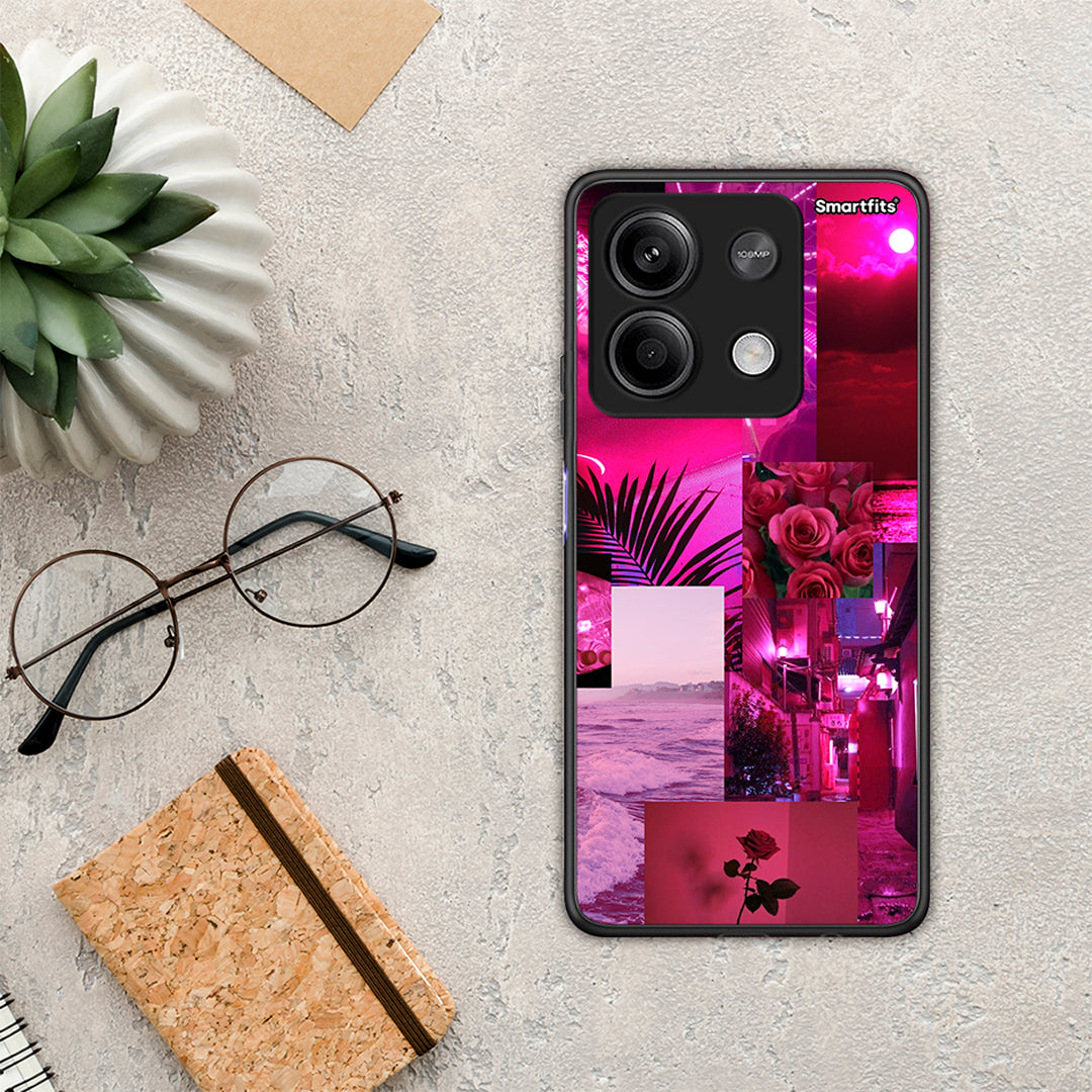 Collage Red Roses - Xiaomi Redmi Note 13 5G θήκη