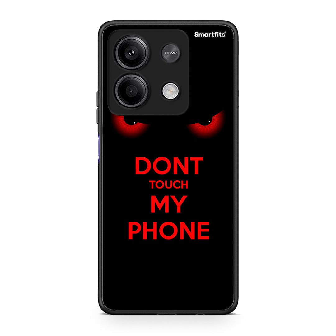 Xiaomi Redmi Note 13 5G Touch My Phone Θήκη από τη Smartfits με σχέδιο στο πίσω μέρος και μαύρο περίβλημα | Smartphone case with colorful back and black bezels by Smartfits