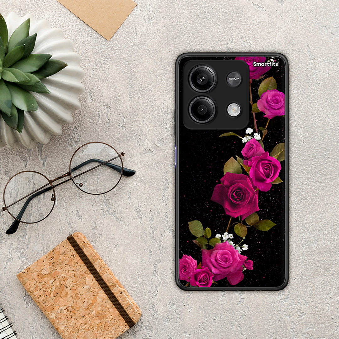 Flower Red Roses - Xiaomi Redmi Note 13 5G θήκη