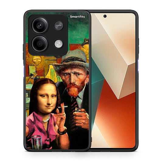 Θήκη Xiaomi Redmi Note 13 5G Funny Art από τη Smartfits με σχέδιο στο πίσω μέρος και μαύρο περίβλημα | Xiaomi Redmi Note 13 5G Funny Art case with colorful back and black bezels