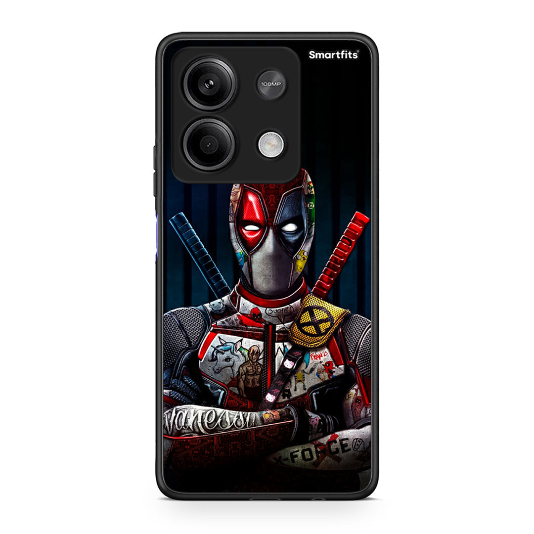 Xiaomi Redmi Note 13 5G Funny Guy θήκη από τη Smartfits με σχέδιο στο πίσω μέρος και μαύρο περίβλημα | Smartphone case with colorful back and black bezels by Smartfits