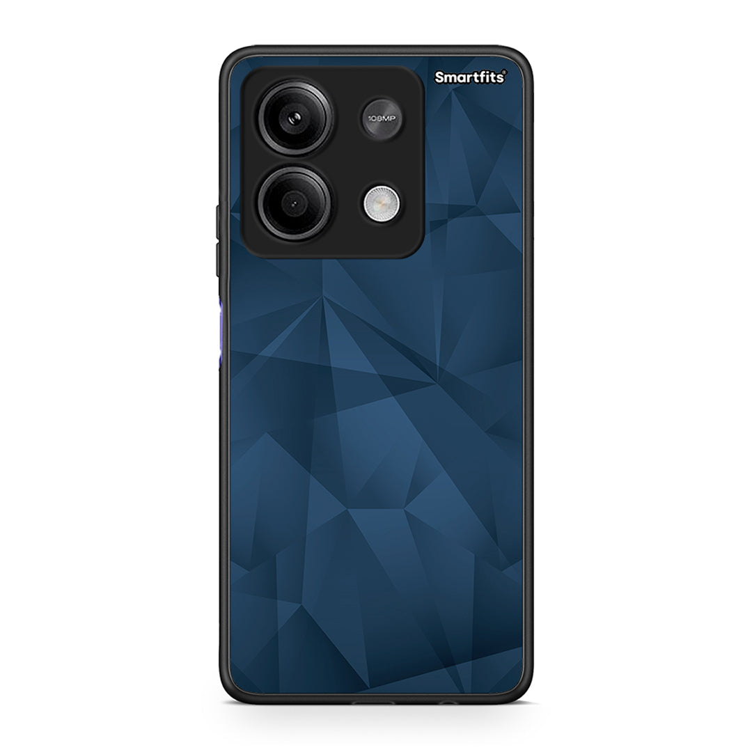 39 - Xiaomi Redmi Note 13 5G Blue Abstract Geometric case, cover, bumper