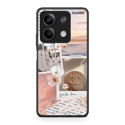 Xiaomi Redmi Note 13 5G Golden Hour Θήκη Αγίου Βαλεντίνου από τη Smartfits με σχέδιο στο πίσω μέρος και μαύρο περίβλημα | Smartphone case with colorful back and black bezels by Smartfits