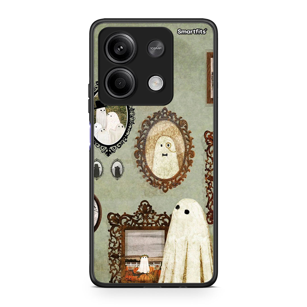 Xiaomi Redmi Note 13 5G Halloween Ghost Season Θήκη από τη Smartfits με σχέδιο στο πίσω μέρος και μαύρο περίβλημα | Smartphone case with colorful back and black bezels by Smartfits