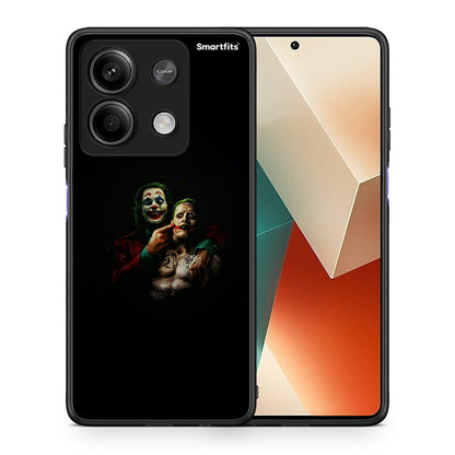 Θήκη Xiaomi Redmi Note 13 5G Clown Hero από τη Smartfits με σχέδιο στο πίσω μέρος και μαύρο περίβλημα | Xiaomi Redmi Note 13 5G Clown Hero case with colorful back and black bezels