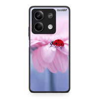 Thumbnail for Xiaomi Redmi Note 13 5G Ladybug Flower θήκη από τη Smartfits με σχέδιο στο πίσω μέρος και μαύρο περίβλημα | Smartphone case with colorful back and black bezels by Smartfits