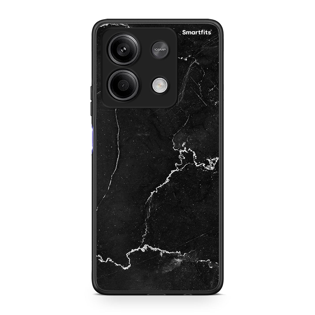 Xiaomi Redmi Note 13 5G Marble Black θήκη από τη Smartfits με σχέδιο στο πίσω μέρος και μαύρο περίβλημα | Smartphone case with colorful back and black bezels by Smartfits