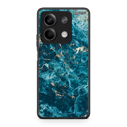Xiaomi Redmi Note 13 5G Marble Blue θήκη από τη Smartfits με σχέδιο στο πίσω μέρος και μαύρο περίβλημα | Smartphone case with colorful back and black bezels by Smartfits