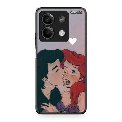 Xiaomi Redmi Note 13 5G Mermaid Love Θήκη Αγίου Βαλεντίνου από τη Smartfits με σχέδιο στο πίσω μέρος και μαύρο περίβλημα | Smartphone case with colorful back and black bezels by Smartfits