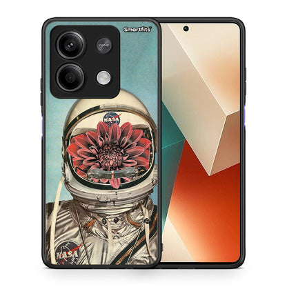 Θήκη Xiaomi Redmi Note 13 5G Nasa Bloom από τη Smartfits με σχέδιο στο πίσω μέρος και μαύρο περίβλημα | Xiaomi Redmi Note 13 5G Nasa Bloom case with colorful back and black bezels